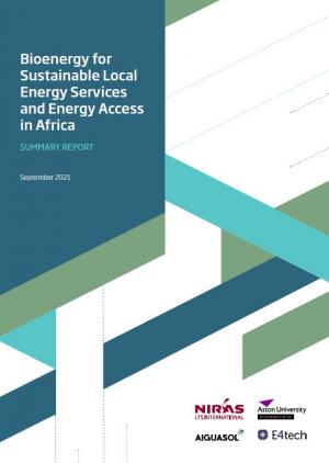 ‘Bioenergy for Sustainable Local Energy Services and Energy Access in Africa - Phase 2’